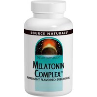 Melatonin Complex Sublingual Orange 50 tabs from Source Naturals