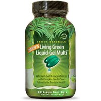 Mens Living Green Liquid-Gel Multi, 120 Liquid Soft-Gels, Irwin Naturals