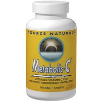 Metabolic C 500 mg Tabs, 180 Tablets, Source Naturals