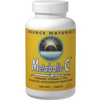 Metabolic C 500 mg Caps, 180 Capsules, Source Naturals