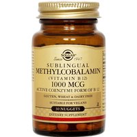 Methylcobalamin (Vitamin B12) 1000 mcg Sublingual, 60 Nuggets, Solgar