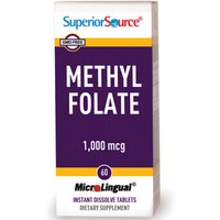 Methylfolate 1000 mcg, 60 Instant Dissolve Tablets, Superior Source