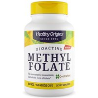 Methyl Folate 800 mcg (Featuring Quartrefolic), 120 Vegetarian Capsules, Healthy Origins