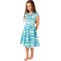 Mignone Girls Dress, 100% Cotton, Aqua