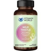 Milk Thistle 250 mg, Value Size, 200 Rapid Release Capsules, Vitamin World