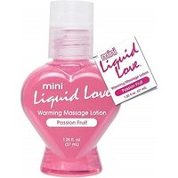 Mini Liquid Love Warming Massage Lotion, Passion Fruit, 1.25 oz, Pipedream Products