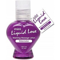 Mini Liquid Love Warming Massage Lotion, Watermelon, 1.25 oz, Pipedream Products