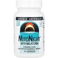 MitoNight with Melatonin, 30 Capsules, Source Naturals