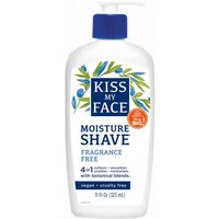Moisture Shave Cream, Fragrance Free, 11 oz, Kiss My Face