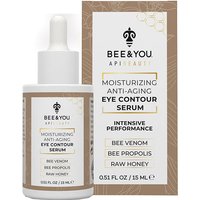 Moisturizing Anti-Aging Bee Venom Eye Contour Serum, 0.51 oz, Bee & You