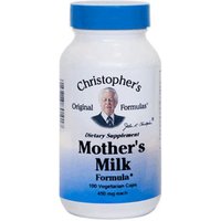 Mothers Milk Formula, 100 Vegetarian Capsules, Christophers Original Formulas