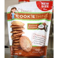 Mrs Thinsters Toasted Coconut Cookie Thins, 19 oz (539 g)