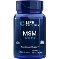 MSM (Methylsulfonylmethane) 1000 mg, 100 Capsules, Life Extension