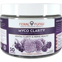 Myco-Clarity Mushroom Gummies, 30 Count, Feral Fungi