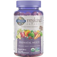 mykind Organics Prenatal Multi Organic Fruit + Vitamin Chews, Organic Berry Flavor, 120 Vegan Gummy Drops, Garden of Life