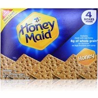 Nabisco Honey Maid Honey Graham Crackers, 14.4 oz x 4 Pack