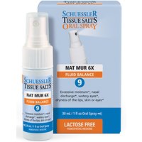 Nat Mur 6X Fluid Balance Oral Spray, 30 ml, Schuessler Tissue Salts