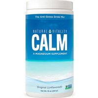 Natural Calm, Relaxing Magnesium Supplement - Original Unflavored Powder, 16 oz, Natural Vitality