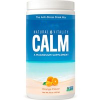 Natural Calm, Relaxing Magnesium Supplement - Orange, 16 oz, Natural Vitality