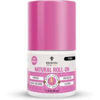 Natural Roll-On Deodorant for Women, Floral, 1.7 oz, Bee & You