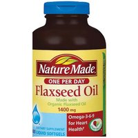 Nature Made Organic Flaxseed Oil 1400 mg, 300 Softgels
