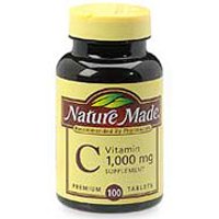 Nature Made Vitamin C 1000 mg 100 Tablets