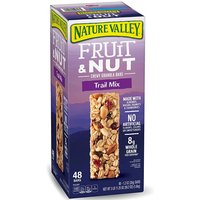 Nature Valley Fruit & Nut Chewy Granola Bars, Trail Mix, 48 Bars