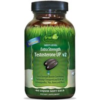Next-Level Extra Strength Testosterone UP V2, 60 Liquid Soft-Gels, Irwin Naturals
