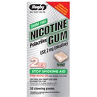 Nicotine Gum 2 mg, Mint, 50 Chewing Pieces, Watson Rugby