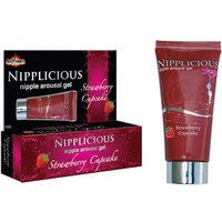 Nipplicious Nipple Arousal Gel, Strawberry Cupcake, 1 oz, Hott Products