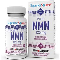 NMN (Nicotinamide Mononucleotide) 125 mg, 60 Instant Dissolve Tablets, Superior Source