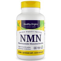NMN (Nicontinamide Mononucleotide) 300 mg, Value Size, 120 Veggie Capsules, Healthy Origins
