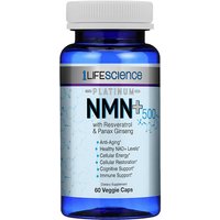 NMN+ Platinum 500, 60 Veggie Caps, 1LifeScience