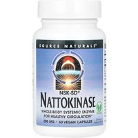 NSK-SD Nattokinase 200 mg, Value Size, 60 Vegan Capsules, Source Naturals