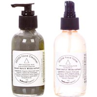 NuReveal Organics Detox Face Cleanser & Glow Face Toner, 4 oz + 4 oz