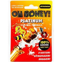 Oh Honey Platinum, Male Sexual Enhancement, 1 Sachet