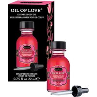 Kama Sutra Oil of Love - Strawberry Dreams, Kissable Body Oil, 0.75 oz (22 ml)