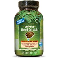 Only One, Liquid-Gel Multi WITH Iron, 60 Liquid Softgels, Irwin Naturals