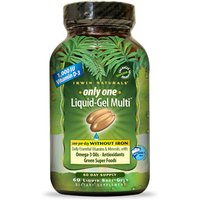 Only One, Liquid-Gel Multi WITHOUT Iron, 60 Liquid Softgels, Irwin Naturals