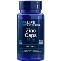 Zinc Caps 50 mg, 90 Vegetarian Capsules, Life Extension