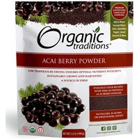 Organic Acai Berry Powder, 3.5 oz (100 g), Organic Traditions