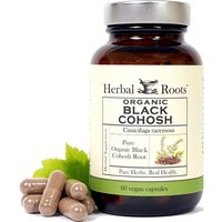 Organic Black Cohosh, 60 Vegan Capsules, Herbal Roots