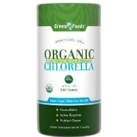 Organic Chlorella 200mg, 300 Tablets, Green Foods Corporation