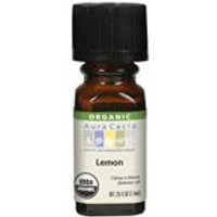 Organic Essential Oil Lemon, 0.25 oz, Aura Cacia