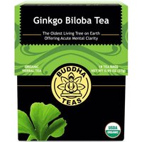 Organic Ginkgo Biloba Tea, 18 Tea Bags, Buddha Teas