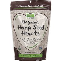 Organic Hemp Seed Hearts, Raw & Hulled, 8 oz, NOW Foods