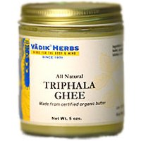 Organic Triphala Ghee (not for cooking), 7 oz, Vadik Herbs