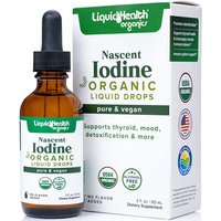Organic Nascent Vegan Iodine Liquid Drops, 2 oz, Liquid Health