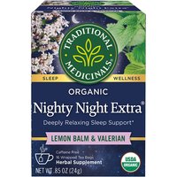 Organic Nighty Night Extra Tea, 16 Tea Bags, Traditional Medicinals Teas