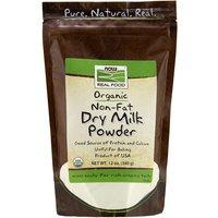 Non-Fat Dry Milk Powder, Organic, 12 oz, NOW Foods